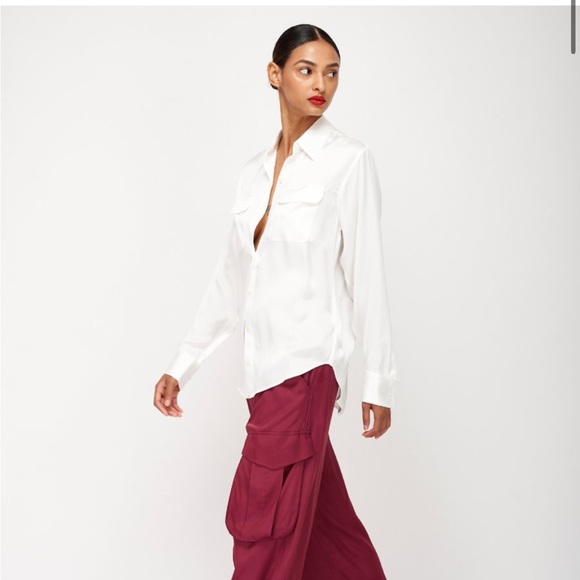 Equipment Signature Silk Shirt XS leopard print 100% silk - Picture 6 of 7